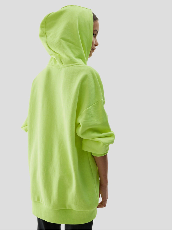 4F 4F lány kapucnis pulóver kapucnival és záródás nélkül