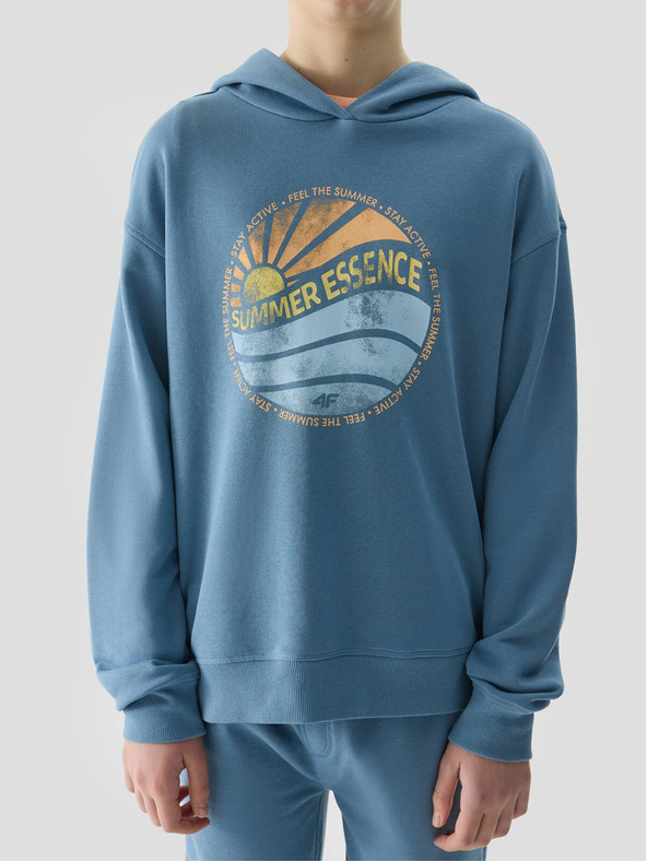 4F Fiúk kapucnis pulóver 4F