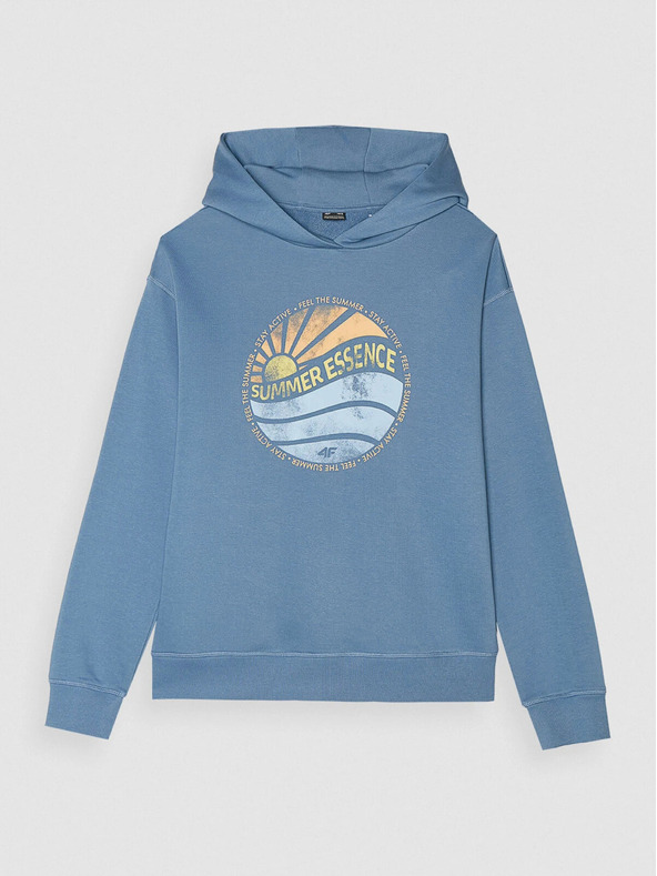 4F Fiúk kapucnis pulóver 4F