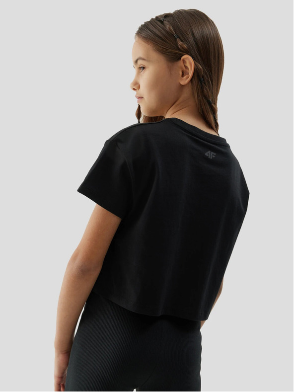 4F Lányok organikus pamut crop top 4F