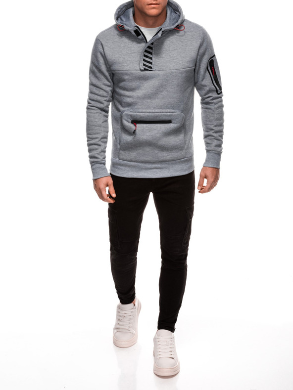 Edoti Férfi kapucnis pulóver 1693B Edoti