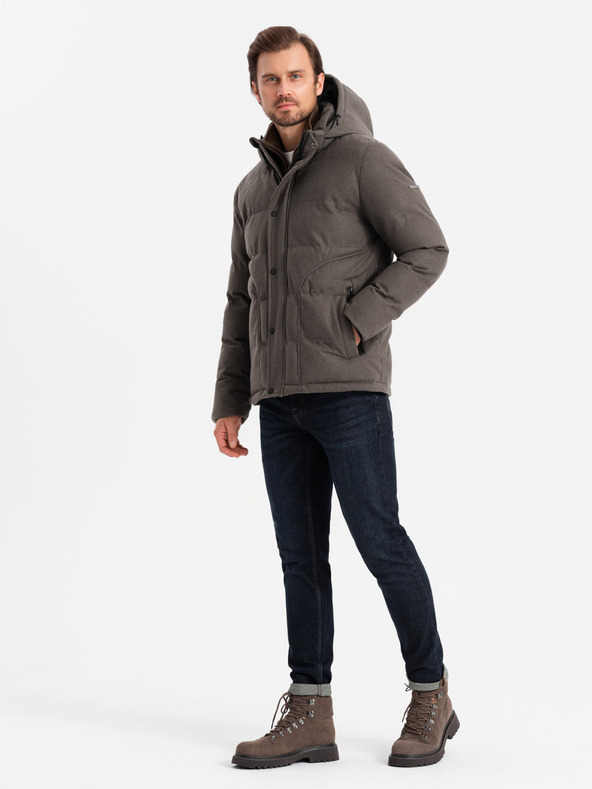 Ombre Clothing Férfi kapucnis dzseki Ombre ruházat