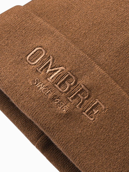 Ombre Clothing Férfi kötött sapka, hímzett Ombre Clothing felirattal
