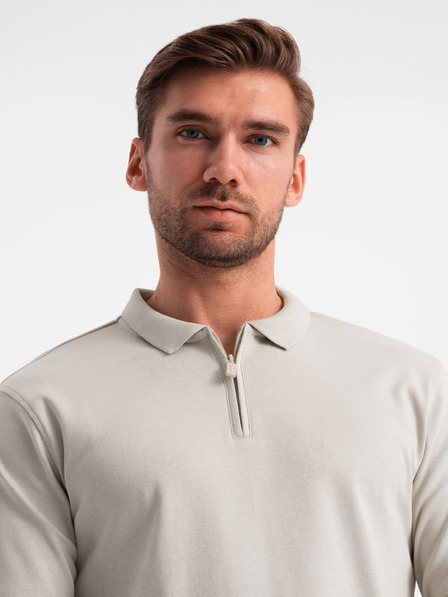 Ombre Clothing Férfi hosszú ujjú póló póló Ombre ruházat