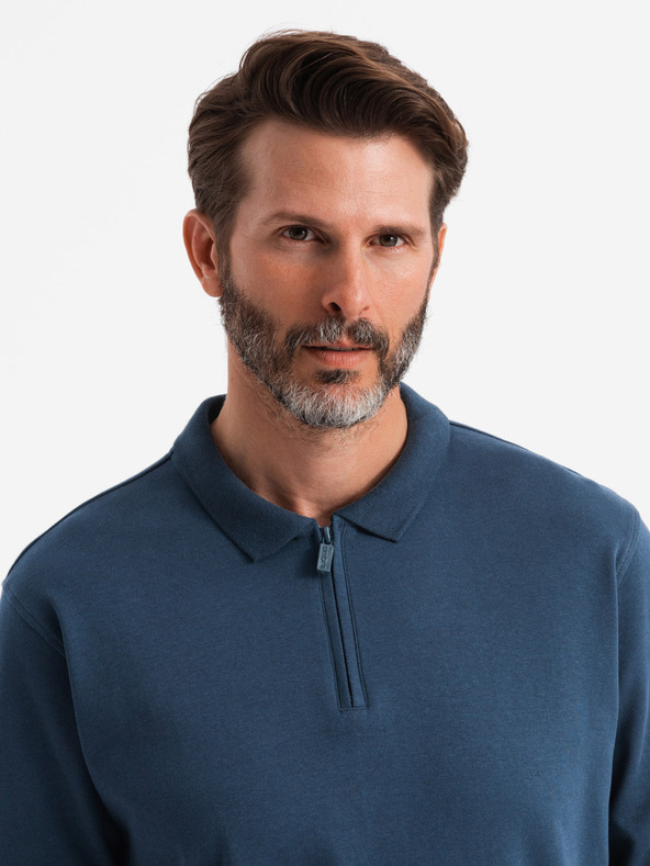 Ombre Clothing Férfi hosszú ujjú póló póló Ombre ruházat