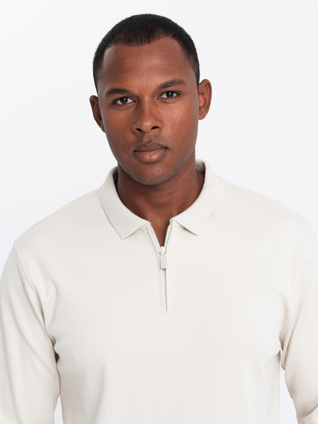 Ombre Clothing Férfi hosszú ujjú póló póló Ombre ruházat