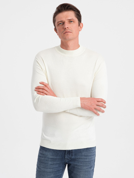 Ombre Clothing Férfi kötött fél garbó viszkózzal Ombre ruházat