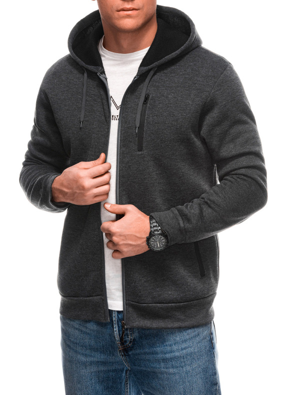 Edoti Férfi kapucnis pulóver B1704 Edoti