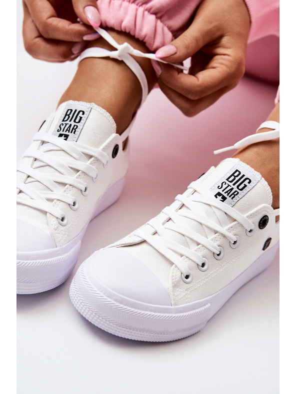BIG STAR SHOES Női Big Star Classic edzőcipő - Fehér