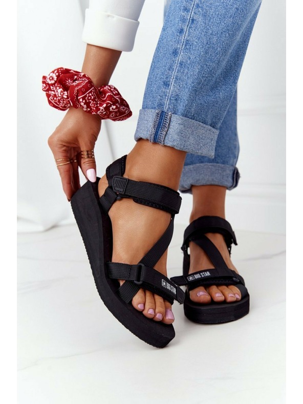 BIG STAR SHOES Női Big Star sportos szandál - Fekete