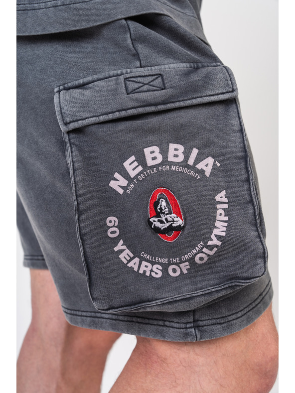 Nebbia Mosott, laza cargo rövidnadrág LEGACY 787 M,világosszürke
