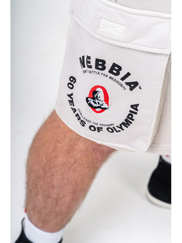 Nebbia Mosott, laza cargo rövidnadrág LEGACY 787 M,világosszürke