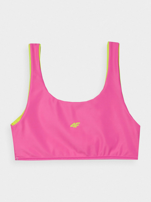 4F Lányok kétrészes fürdőruha 4F - zöld/rózsaszín