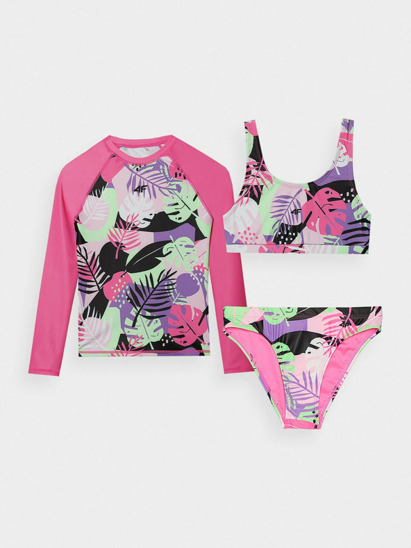 4F Lányok háromrészes fürdőruhája 4F - több színű
