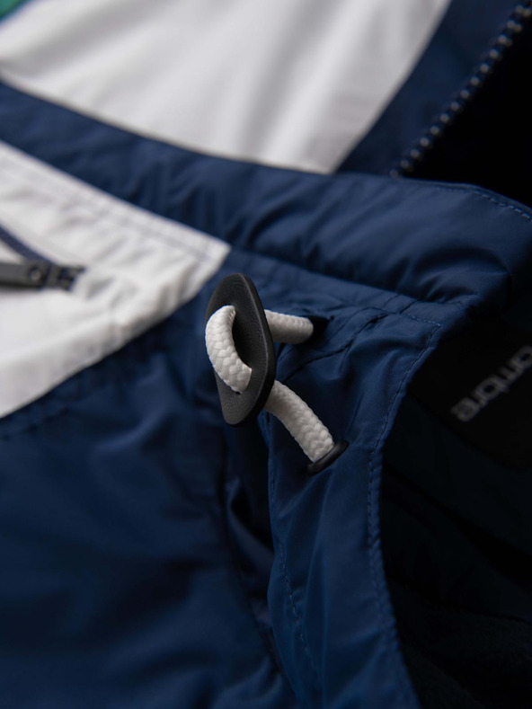 Ombre Clothing Férfi könnyű színes fleece sportdzseki zöld Ombre Ruházat Ombre Clothing