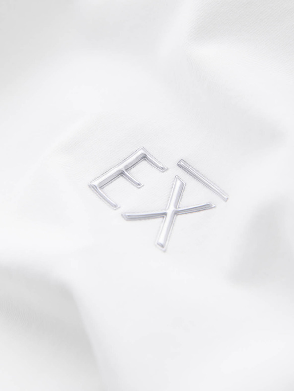 Ombre Clothing Férfi SLIM FIT póló elasztánnal és fehér nyomtatással Ombre Ruházat