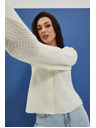 Moodo Fehér női kardigán Moodo