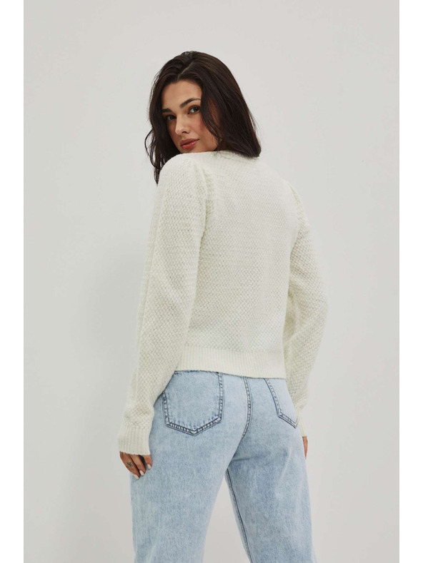 Moodo Fehér női kardigán Moodo