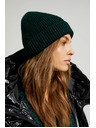 Moodo Sötétzöld fémszálas sapka Moodo