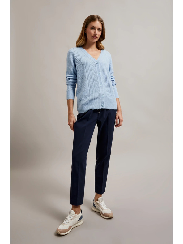 Moodo Világoskék női kardigán Moodo