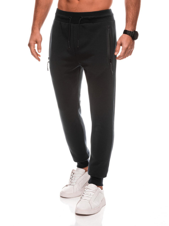 Edoti Fekete férfi melegítőnadrág Edoti