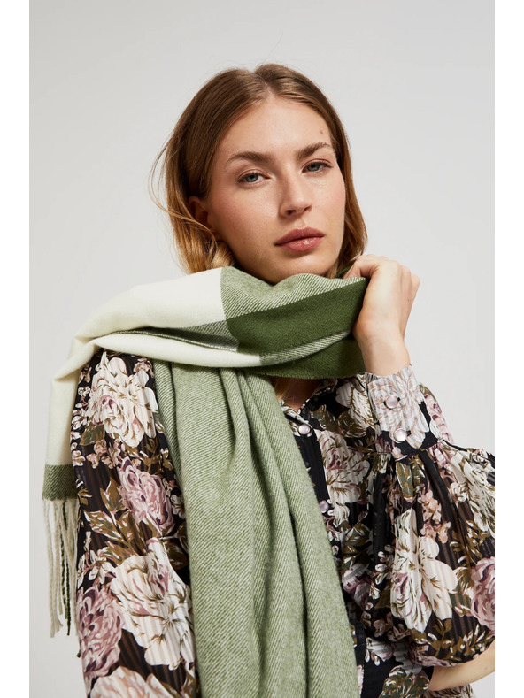 Moodo Fehér és zöld női Moodo sál