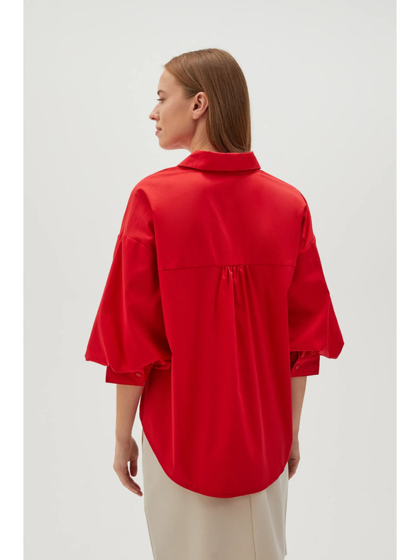 Moodo Piros női blúz Moodo