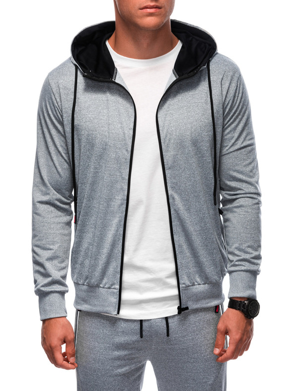 Edoti Férfi pulóver és melegítőnadrág szürke Edoti