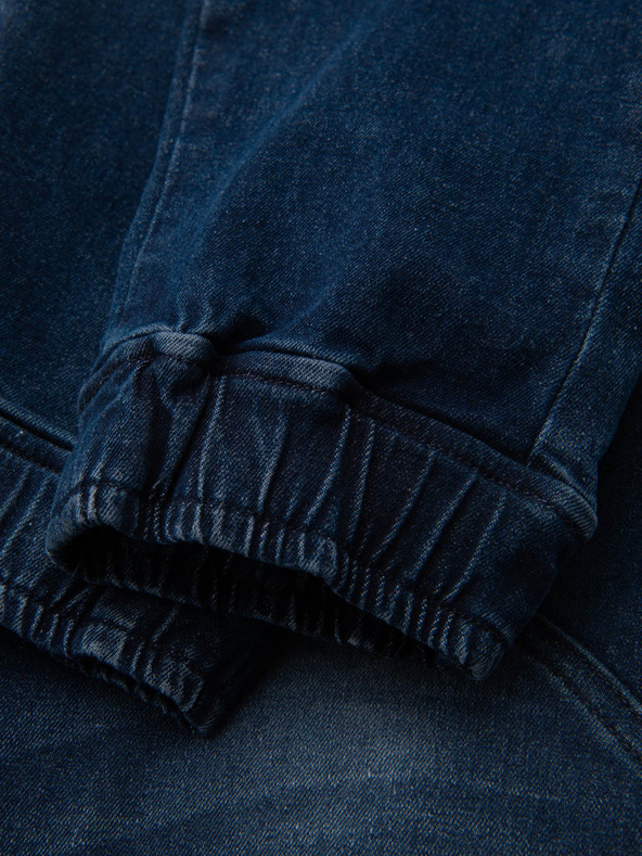 Ombre Clothing Férfi JOGGERY nadrág cipzáras cargo zsebbel kék Ombre Ruházat