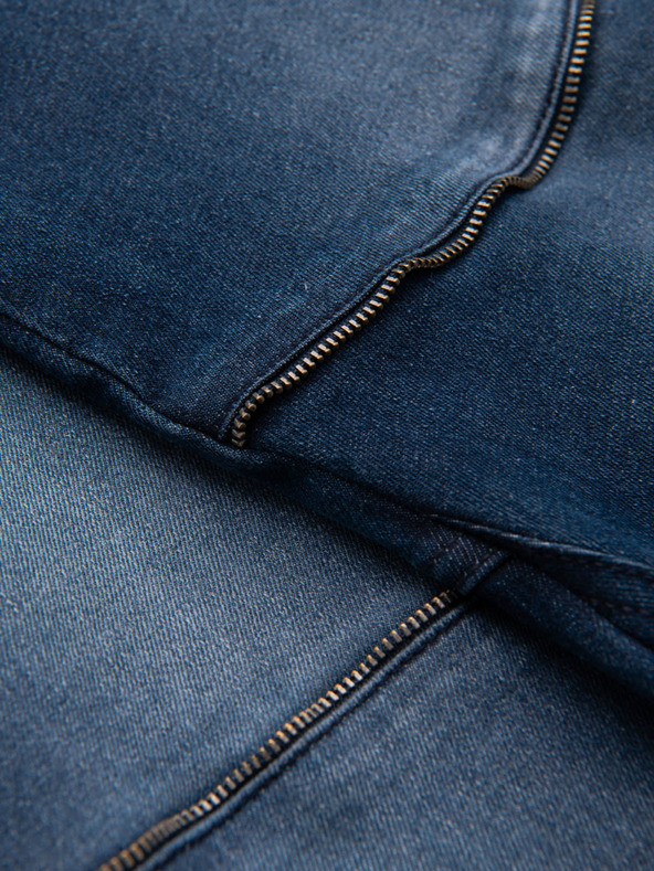 Ombre Clothing Férfi JOGGERY nadrág cipzáras cargo zsebbel kék Ombre Ruházat