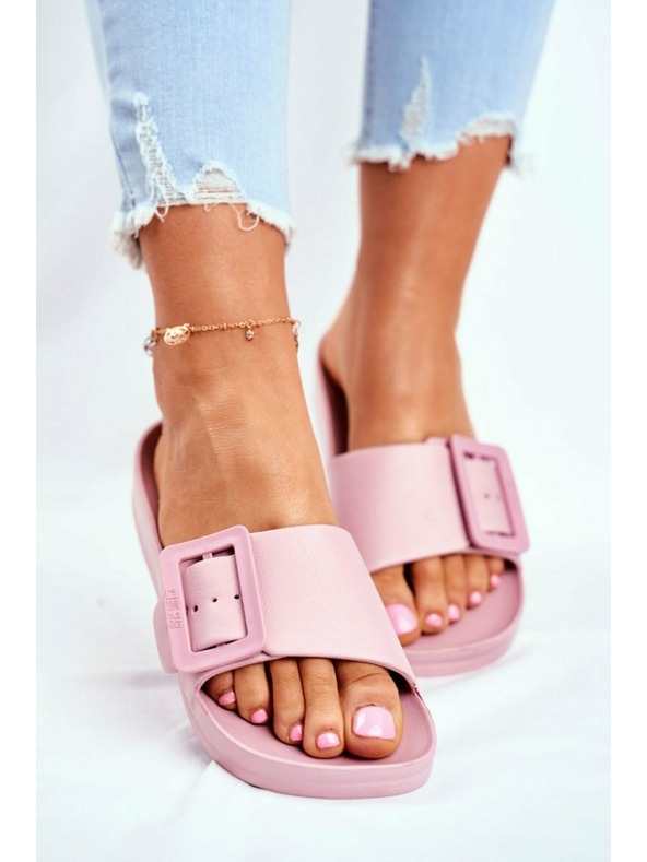 BIG STAR SHOES Női elegáns Big Star papucs - rózsaszín