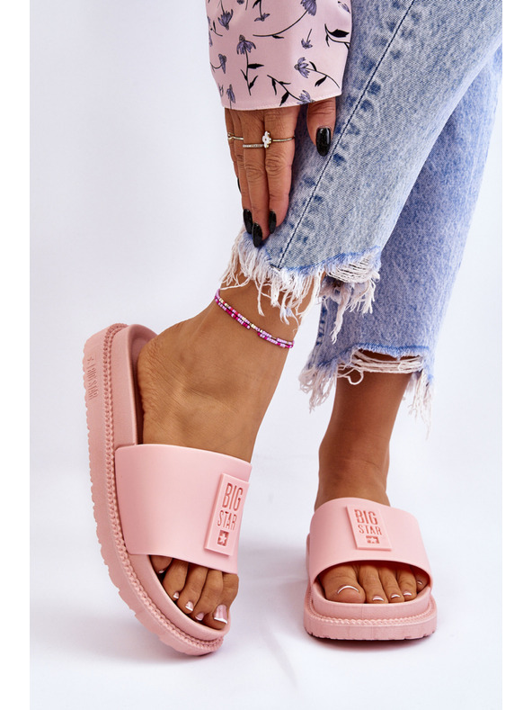 BIG STAR SHOES Női Big Star papucs világos rózsaszín
