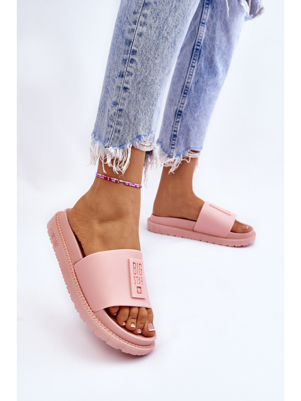 BIG STAR SHOES Női Big Star papucs világos rózsaszín