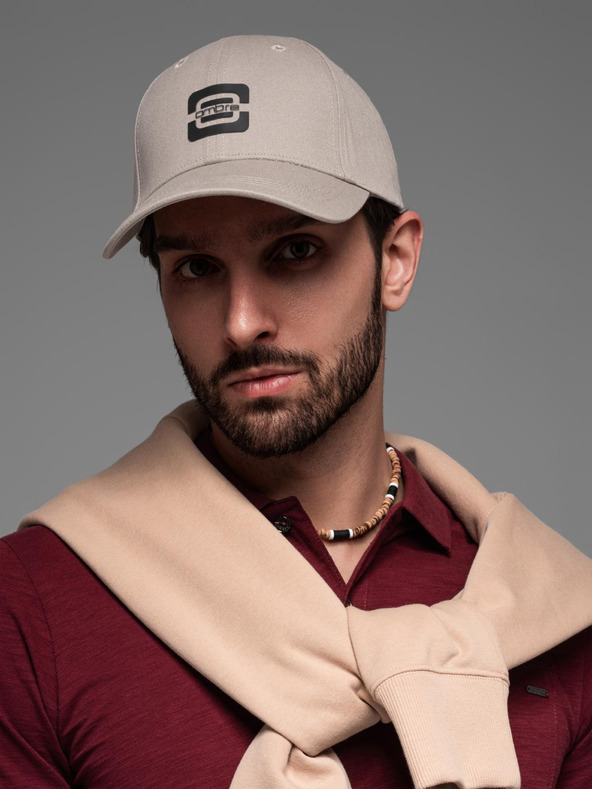 Ombre Clothing Férfi baseballsapka logóval szürke Ombre ruházati cikkek