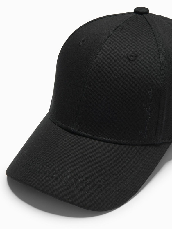 Ombre Clothing Férfi baseball sapka dekoratív hímzéssel fekete Ombre ruházat Ombre ruházat