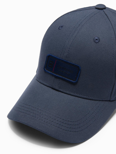 Ombre Clothing Férfi baseballsapka tapasszal sötétkék Ombre ruházat Ombre ruházat