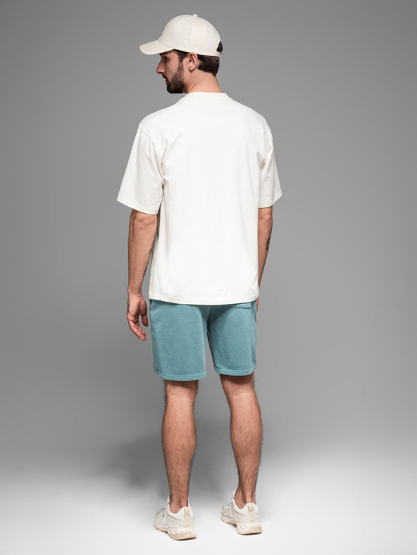 Ombre Clothing Férfi pamut tréningnadrág BASIC kék Ombre ruházat