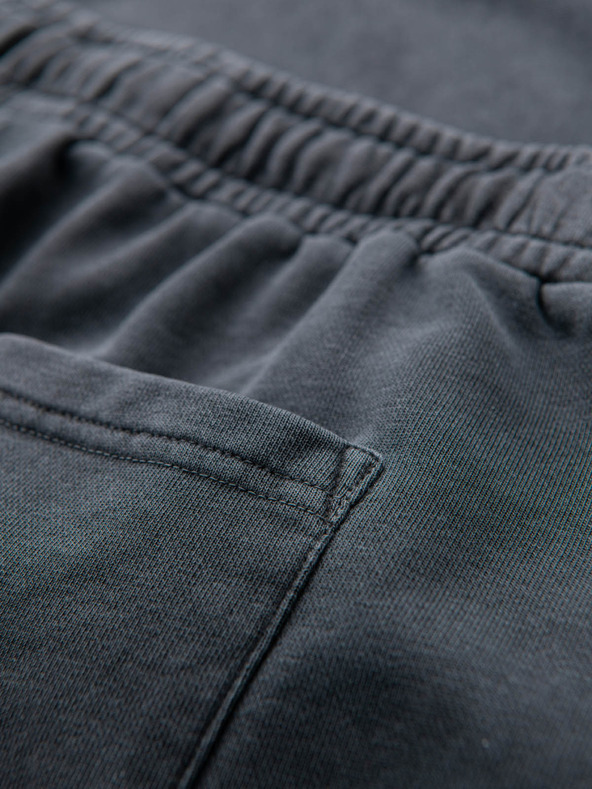 Ombre Clothing Férfi pamut tréningnadrág BASIC szürke Ombre ruházat