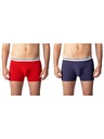 Bellinda Dupla csomag pamut boxer - piros - kék