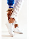 BIG STAR SHOES Női Big Star bőr tornacipő - Fehér