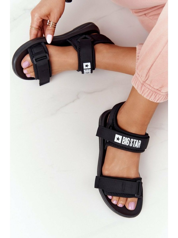 BIG STAR SHOES Női sportos szandál Big Star - fekete