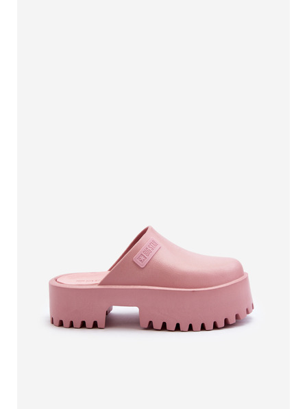 BIG STAR SHOES Női papucs egyszínű talppal Big Star rózsaszínű