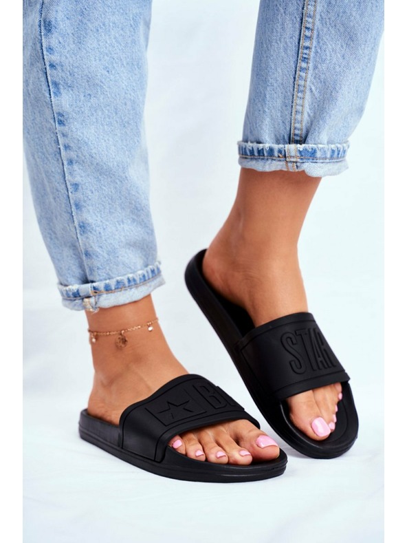 BIG STAR SHOES Női divat papucs Big Star - fekete