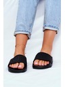 BIG STAR SHOES Női divat papucs Big Star - fekete