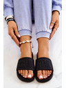 BIG STAR SHOES Női divat papucs Big Star - fekete