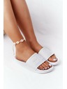 BIG STAR SHOES Női divat papucs Big Star - Fehér