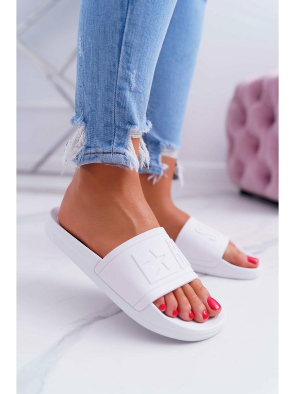 BIG STAR SHOES Női divat papucs Big Star - Fehér