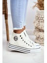 BIG STAR SHOES Női Big Star magas tornacipő - fehér