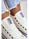 BIG STAR SHOES Női Big Star magas tornacipő - fehér