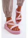 BIG STAR SHOES Női platform szandál Big Star rózsaszín